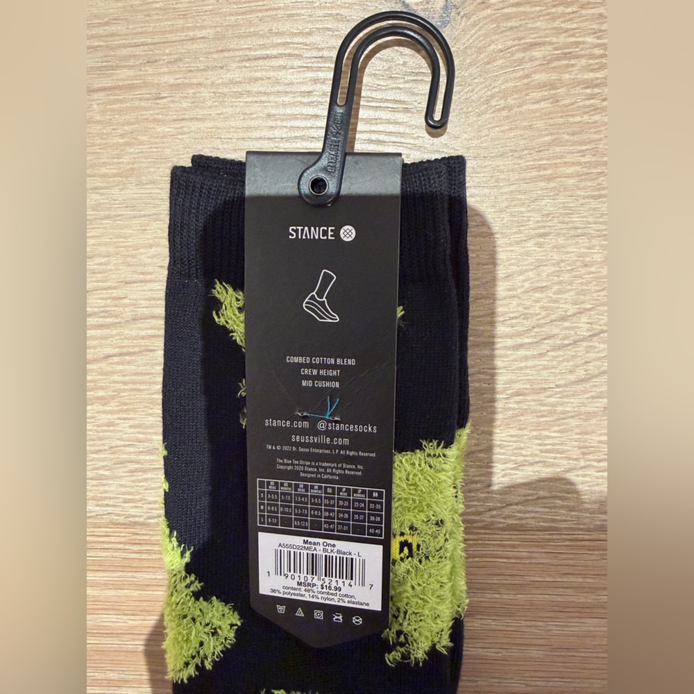 Stance Mean One Grinch Crew Socks - Picture 4 of 4